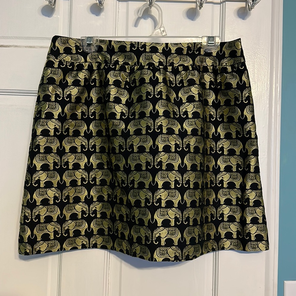 Elephant Pleated Skirt
